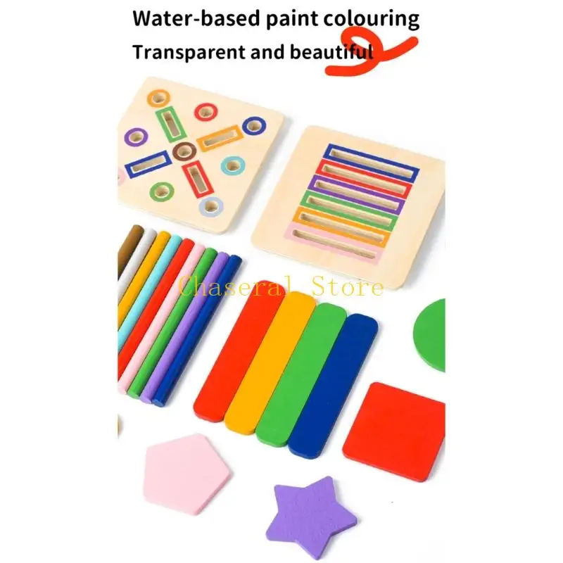 E7CE Portable edukacyjna zabawka dla małych dzieci 1-3 Wciągające i sortowanie kształtu liczenie gry sensory