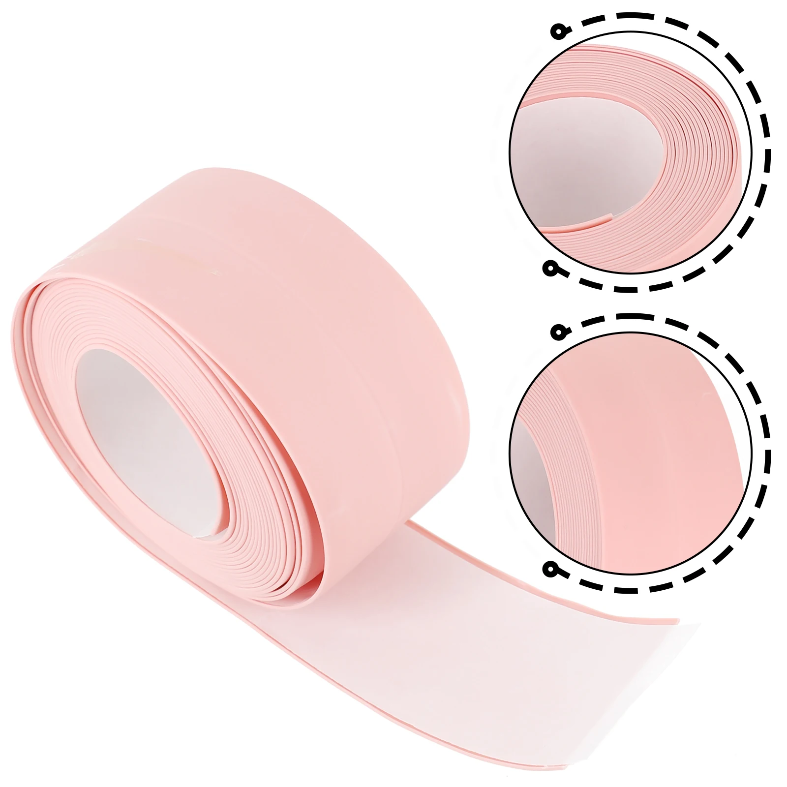 PVC Sealing Strip Tape Bathroom Bath Toilet Caulk Tape 3.2m Long 3.8cm Width Sealing Strips Home Hardware Replacement Parts