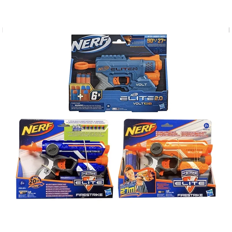 

Hasbro Hot Nerf Elite Elite Volt SD-1 Red Flame Launcher Night Patrol Orange Desktop Case Presents A Boy's Birthday Gift