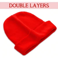 5Pcs Elf Red Whiter Halloween Costume beanie Hat Friend Christmas Costume Unisex Knit Soft Skull Cap Santa Claus Cartoon Cosplay - Image 5