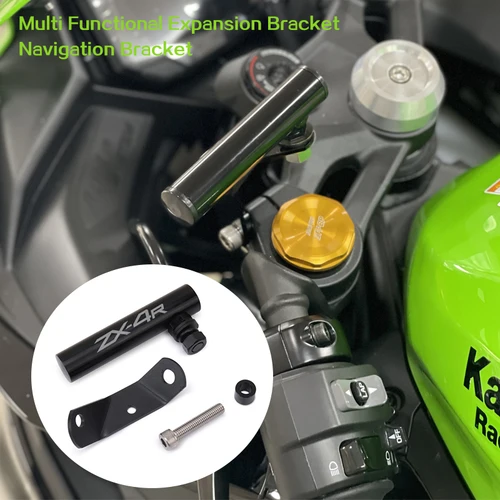 Soporte frontal para motocicleta, barra de navegación para teléfono móvil, GPS, para ZX-4R, ZX-4RR, ZX4R, ZX4RR, ZX25R, ZX-25R