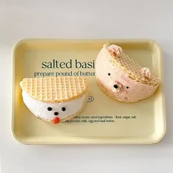 Simulation Waffle Aromatherapy Candle Silicone Mold for candle Making handmade DIY Biscuit Shape Candle material