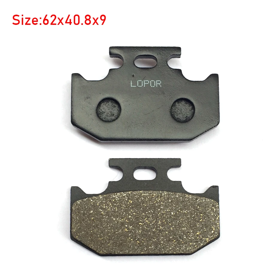 2pair Motorcycle Front and Rear Brake Pads For Yamaha YZ125 90-96 WR200 98-00 TTR250 93-00 XTZ250 07-09 TT350 91-95 WR500 91-92