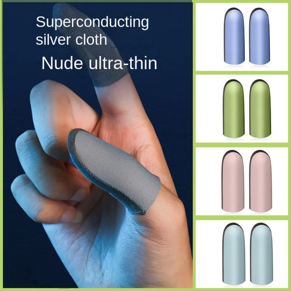 Breathable Thumb Sleeve Absorb Sweat Lightweight Anti- Finger Protector Small Elastic Finger Covers Playing Game