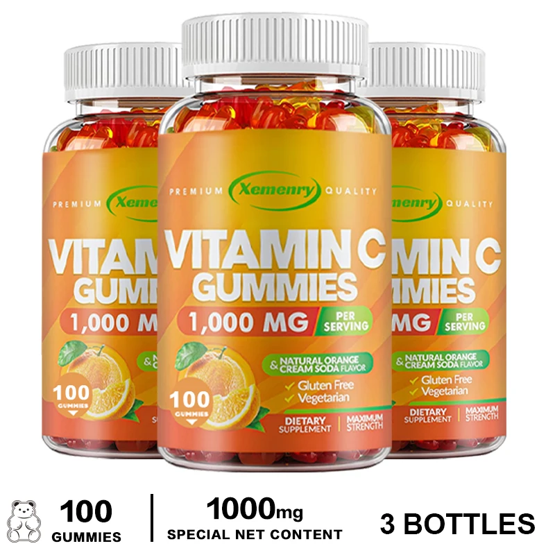Premium Vitamin C Gummies - Promote The Formation of Collagen and Maintain The Normal Function of The Skin