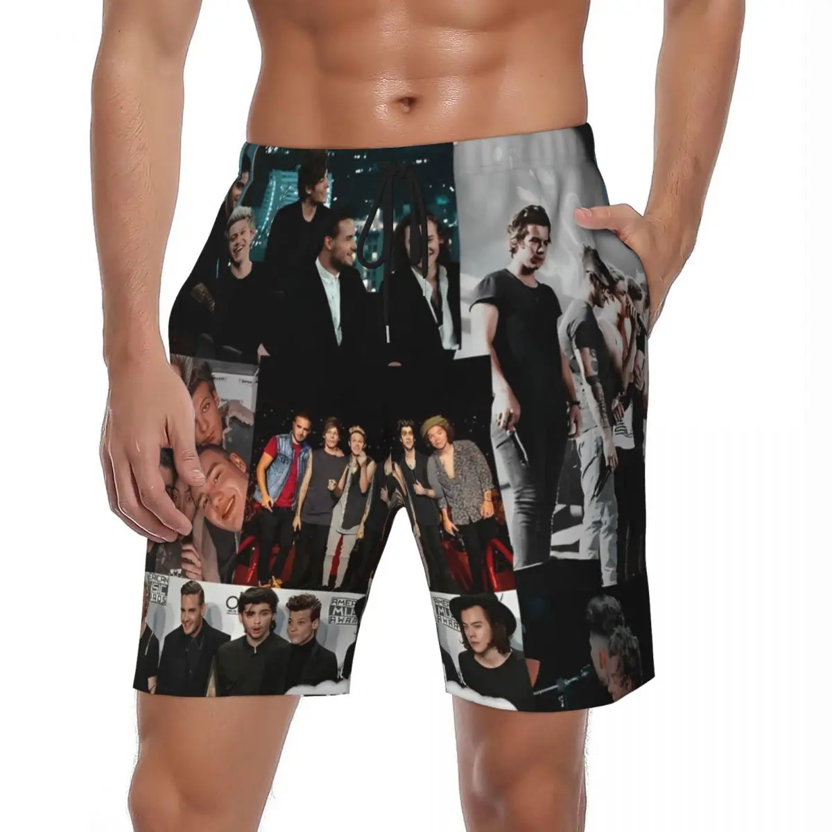 

Мужские шорты для доски O-ONE Band Direction, винтажные пляжные плавки, английско-ирландские шорты для мальчиков, быстросохнущие пляжные шорты для серфинга, большие размеры