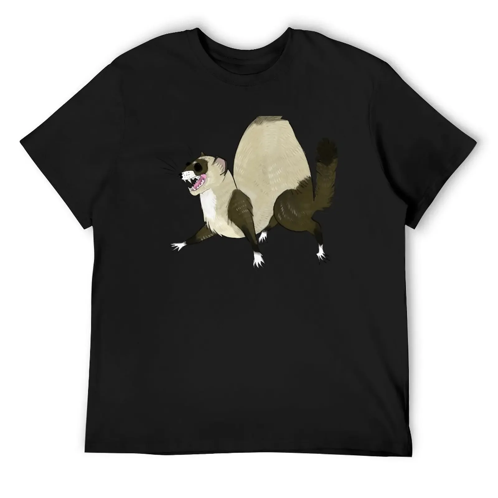 SABLE MITT FERRET T-Shirt man clothes funny meme t-shirts plus sizes sports fans black t-shirts for men