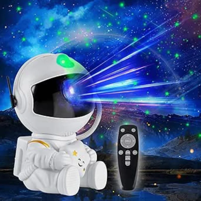 

Hot Selling Astronaut Galaxy Light Projector Tiktok Nebula Night Lights for Kids Room Decor Aesthetic with Remote Controller