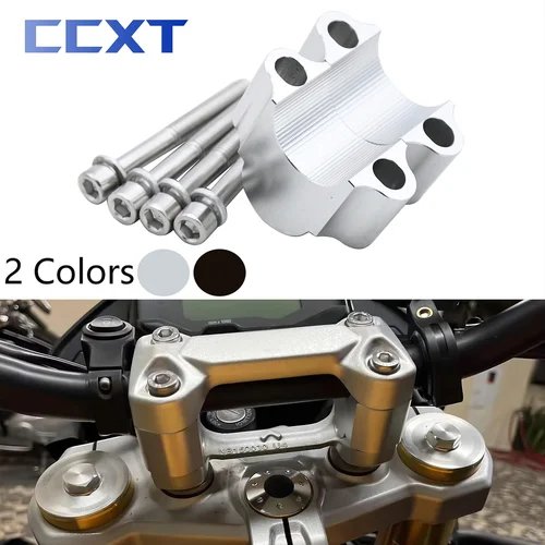 Elevadores de manillar de motocicleta, abrazadera de montaje, elevador CNC para Honda CB650R CB500X CB500F CB1000R para Yamaha T700 MT09 MT07 MT10