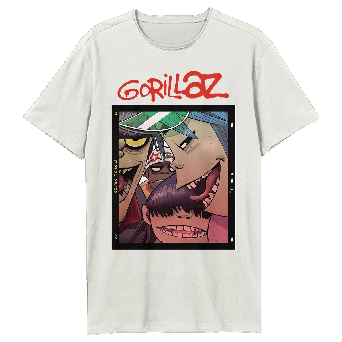 Retro British Virtual Band Gorillaz Street Kids - American Retro Oversized High Street Vintage T-shirt