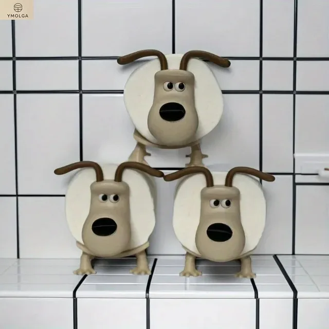 Puppy Toilet Holder Home Decor Bathroom Accessory Storage Suitable for Toilets for Bathrooms Kitchens Living Rooms Unique Gift 4