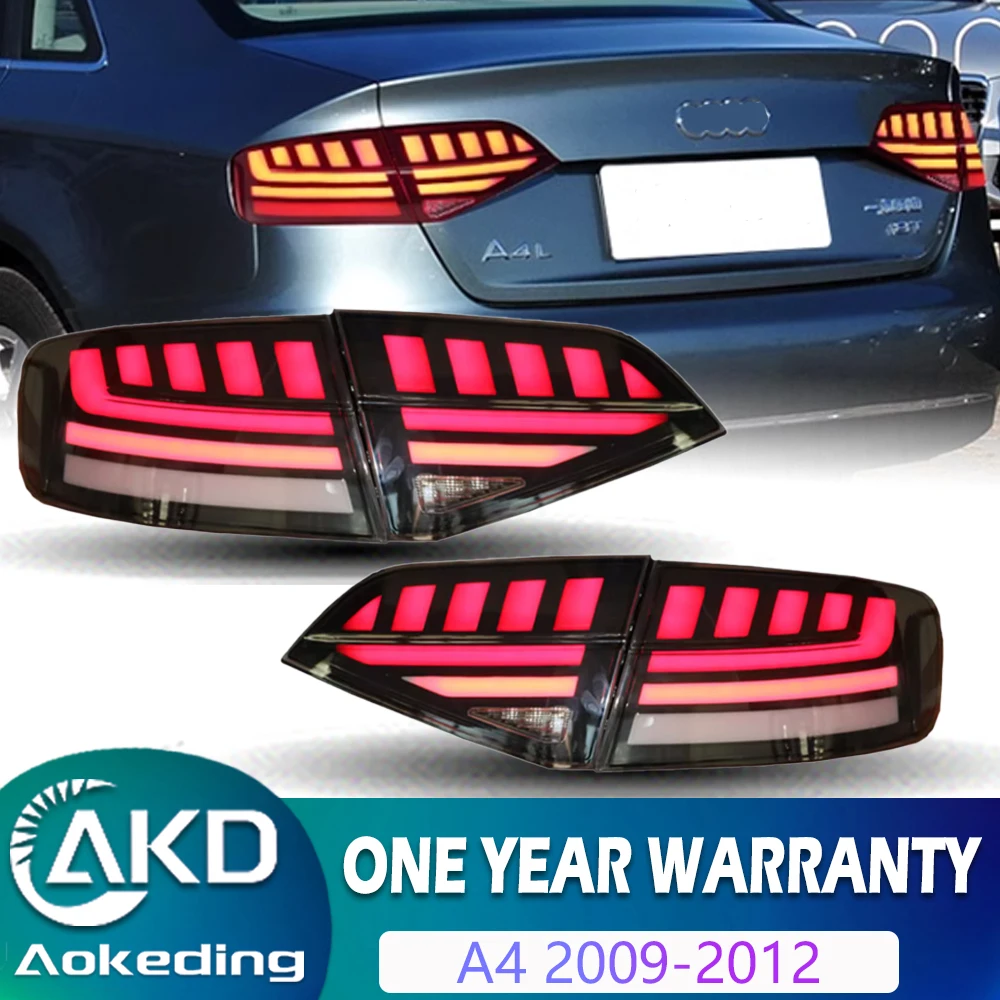 

Car Styling Taillights for Audi A4 A4L LED Tail Light 2009-2012 Tail Lamp DRL Rear Turn Signal Automotive Accessories