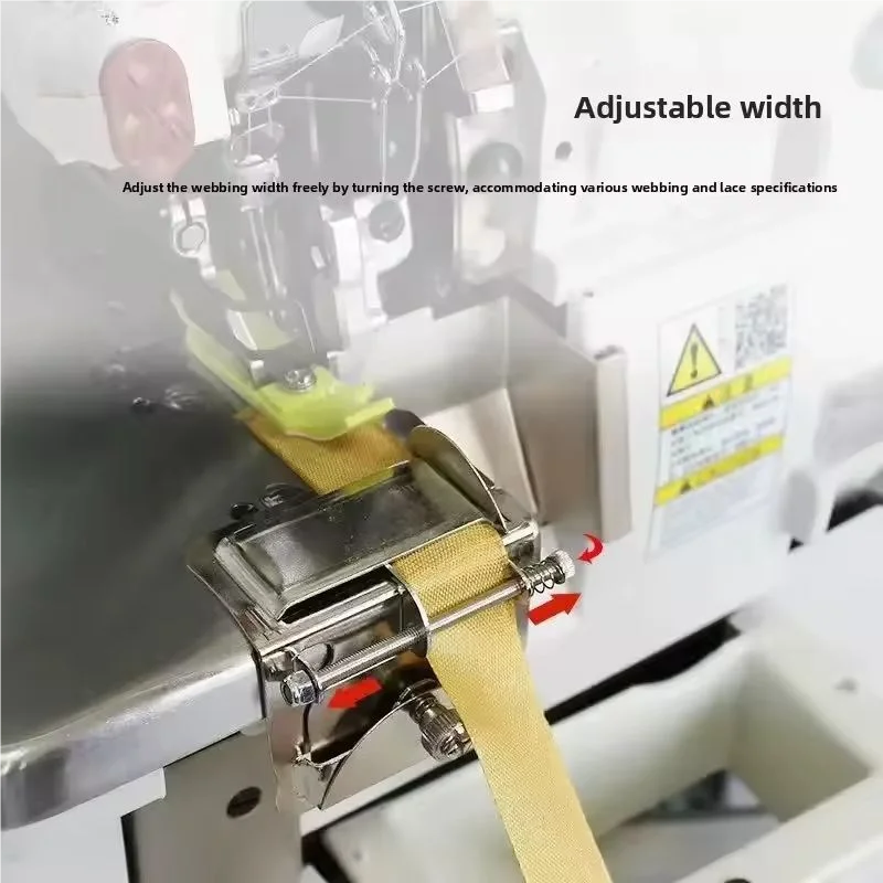 The New Sewing Machine Presser Feet Quilting Embroidery Patterning Sewin Elastic Webbing Flanging Tools Alloy Overlock Machine