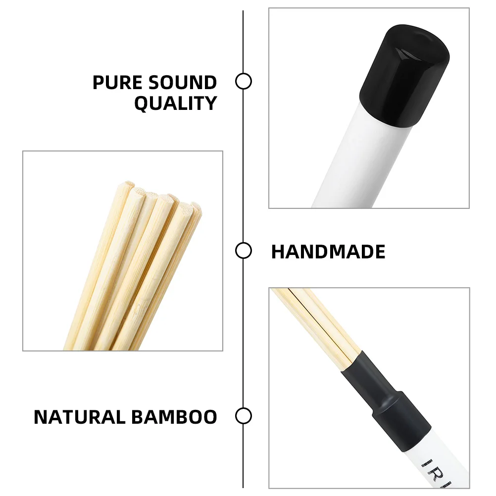 

1 Pair Wooden Drum Sticks Premium Durable Percussion Sticks Tenor Drumming Equipment For Adults Practice Performance
