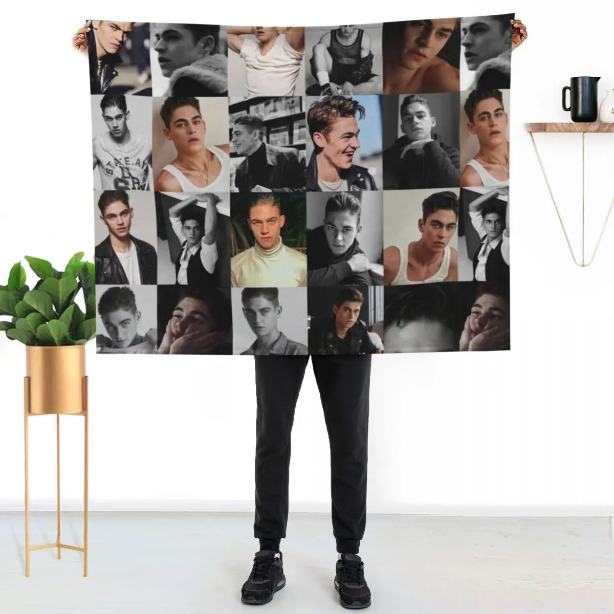 

hero fiennes tiffin Throw Blanket Soft Sherpa Fleece Warm Blanket for Winter