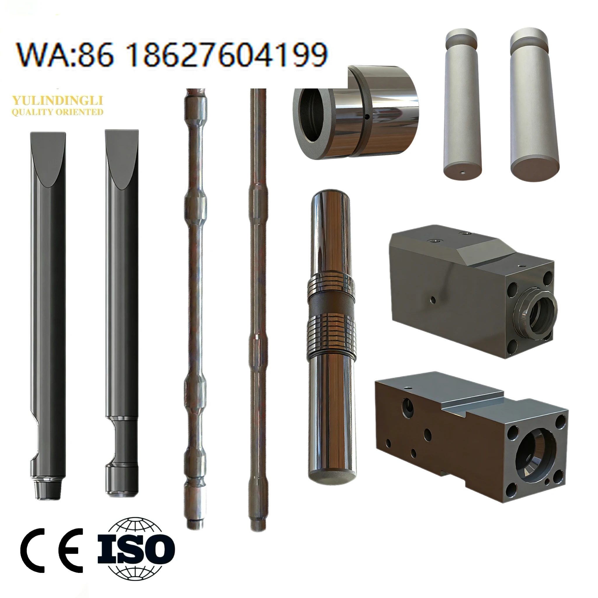 

Excavator Hydraulic Breaker Spare Parts Chisel Piston Bolt Bush Seal Kit Complete Repair Accessories