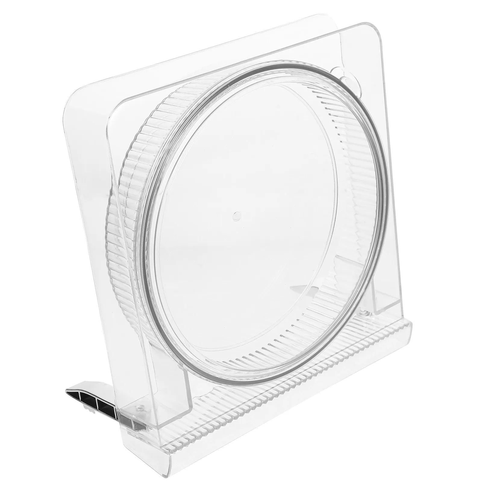 Soporte para Pastelitos de Té Chino, Exhibidor de Plástico Transparente, Organizador de Escritorio, Soporte para Ladrillos de Té, Caja para Hojas Sueltas