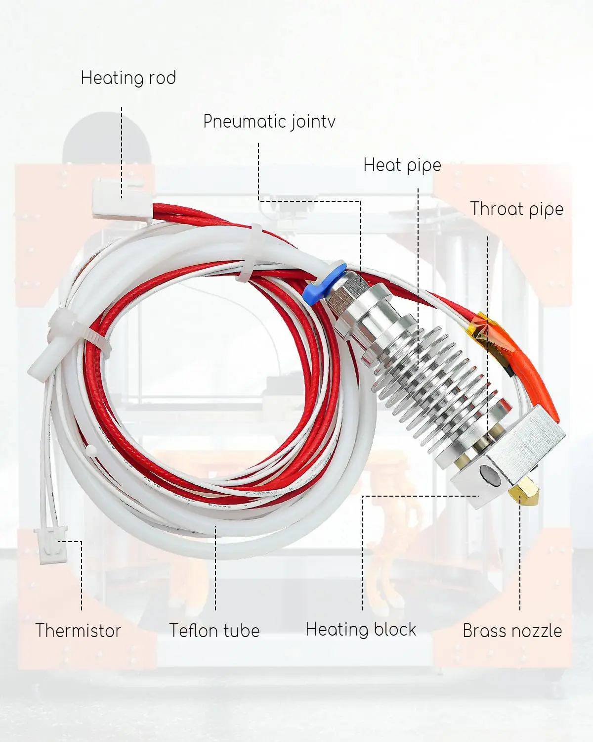 CREALITY 3D CR-10V2/CR-10 V3 Drucker Hotend Düsen-Kit Extrudierte Kits für CR-10 V2/V3 3D-Drucker – Detail 4