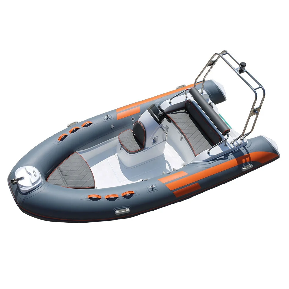 New Model 4.3m pvc/Hypalon Sport for RIB430 Boat Fiberglass Hull Zodiac Inflatable Fishing Boat for sale