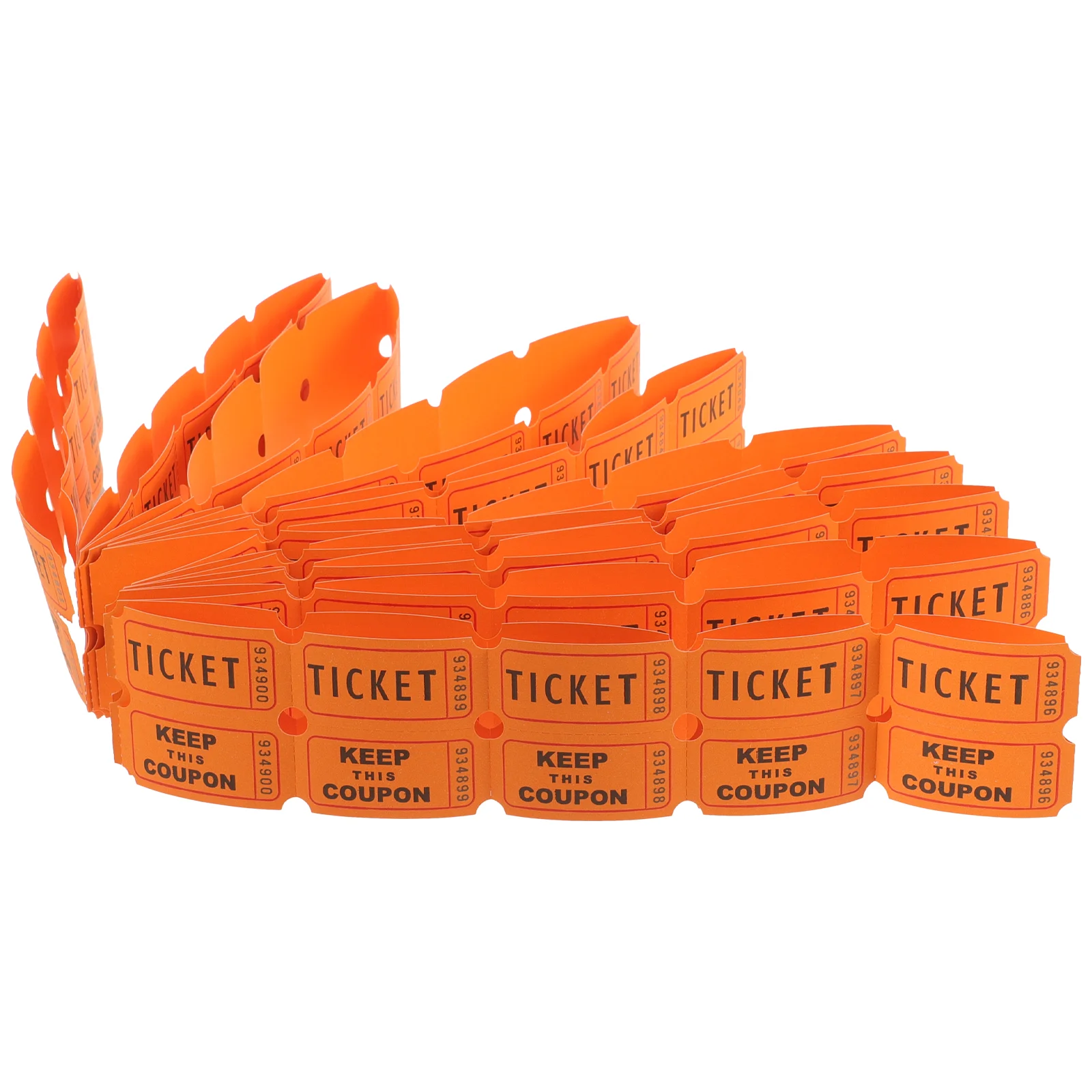 Raffle Ticket Tickets Labels Party Supply Entrance Paper Single Game Accessory for Classroom