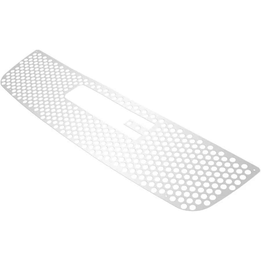 

Premium Stainless Steel Silver Laser Cut Sheet Grille Grill Insert Compatible with GMC Sierra 1500 2500 HD 3500 2003 2004 2005