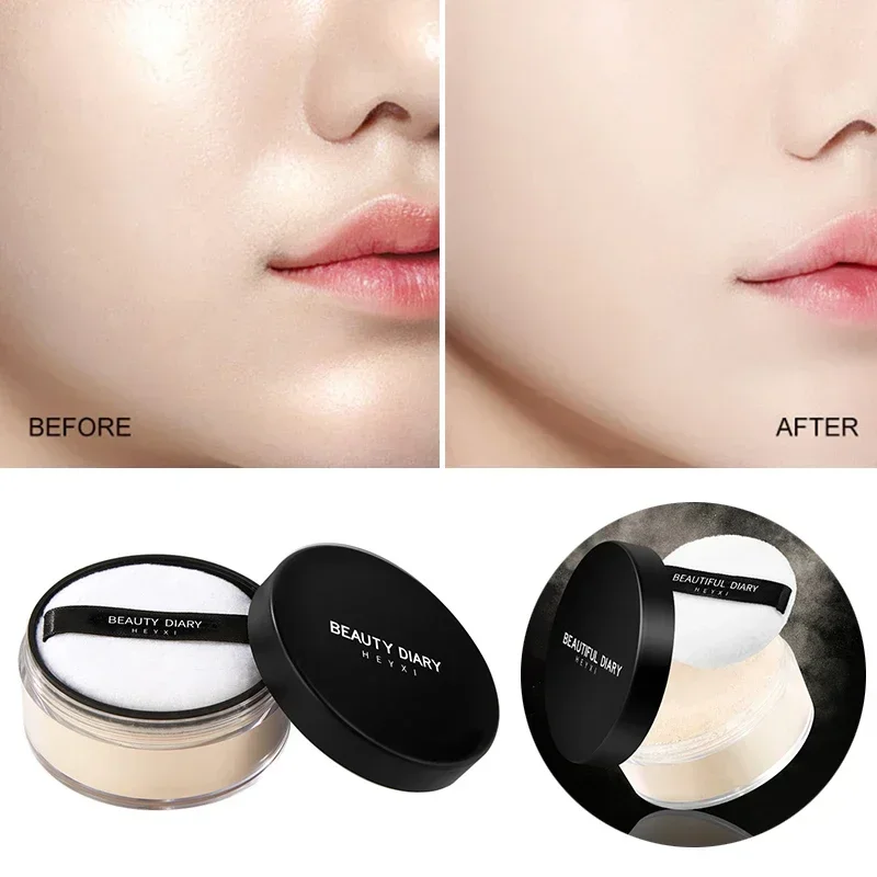 Loose Powder Makeup Oil Control Loose Powder Sweat Proof Waterproof Matte Foundation Makeup Translucent Makeup Setting Powder