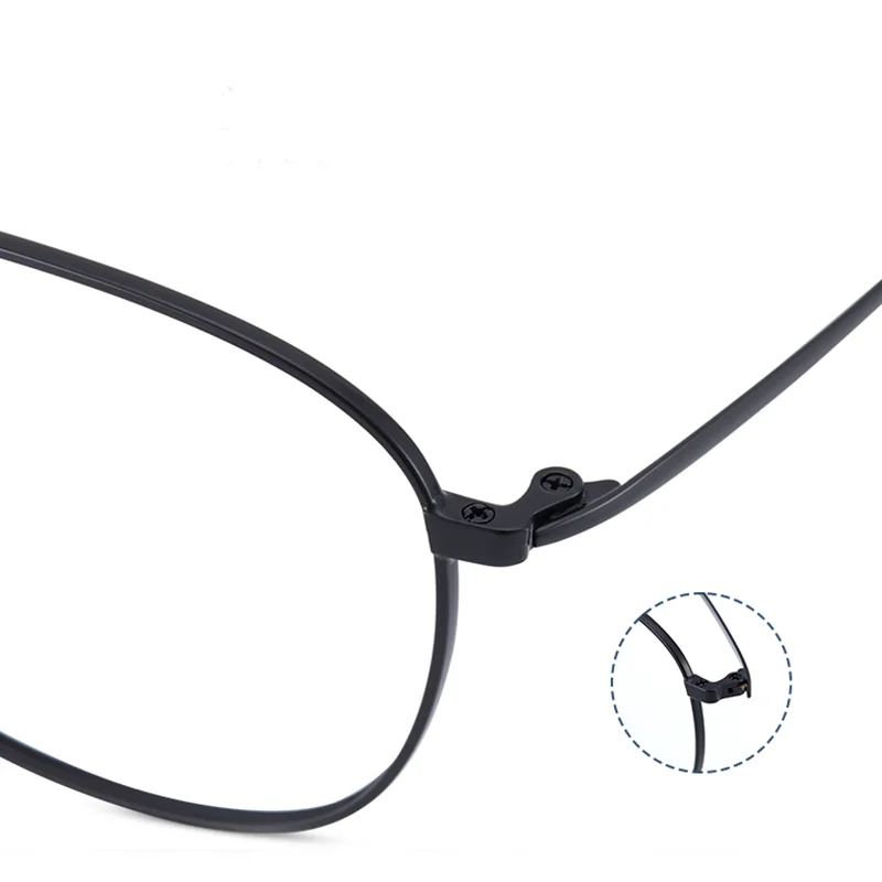 Titanium Ultra Light Frame Oval Eyewear Men Prescription Glasses Women Fashion Round Spectacles