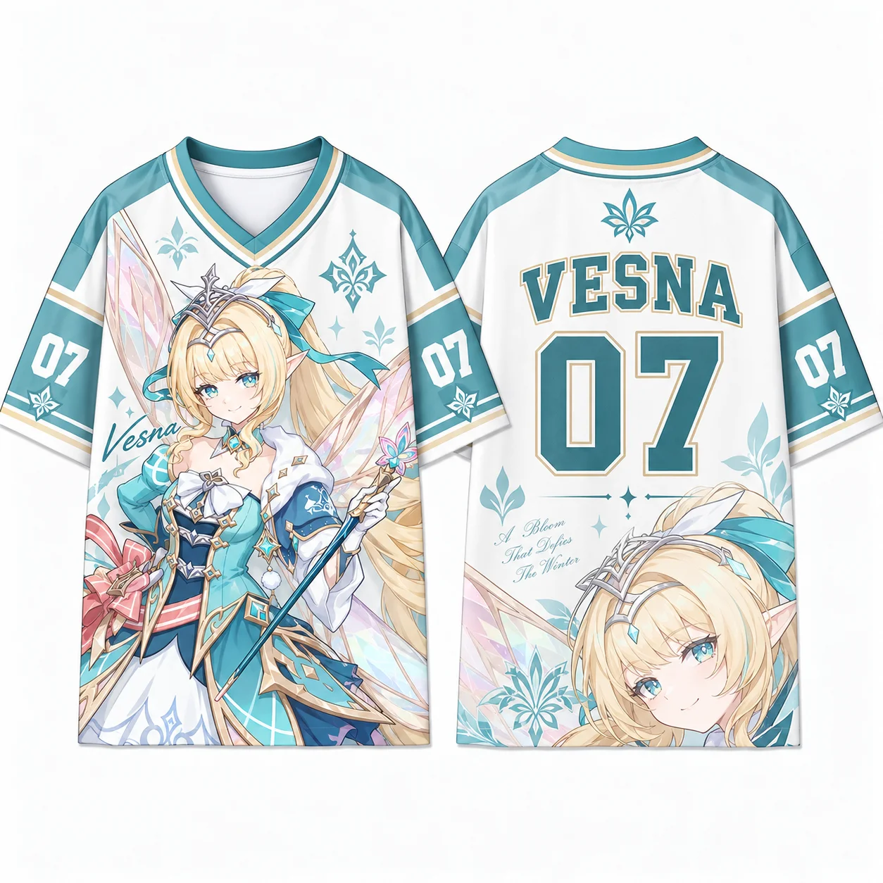 Genshin Impact Anime Graphic T-Shirt Venti Vesna Xiao Wanderer Jean Yumemizuki Mizuki All Over Print Jersey Quick Dry Tee