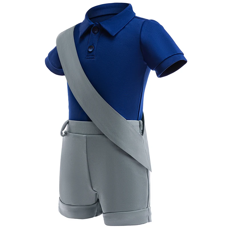 هالوين زي الاطفال مفوض الأرض زي الفضاء اكسبلورر زي الأولاد قميص + شورت 2 قطعة مجموعات كرنفال تأثيري حلي