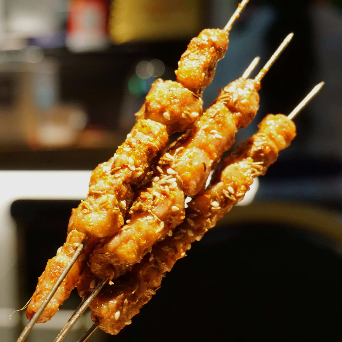 

180 Pcs Bamboo Skewers BBQ Camping Cooking Roasting Sticks Appetizer Desserts Food Grade Safe Durable Environmental Friendly