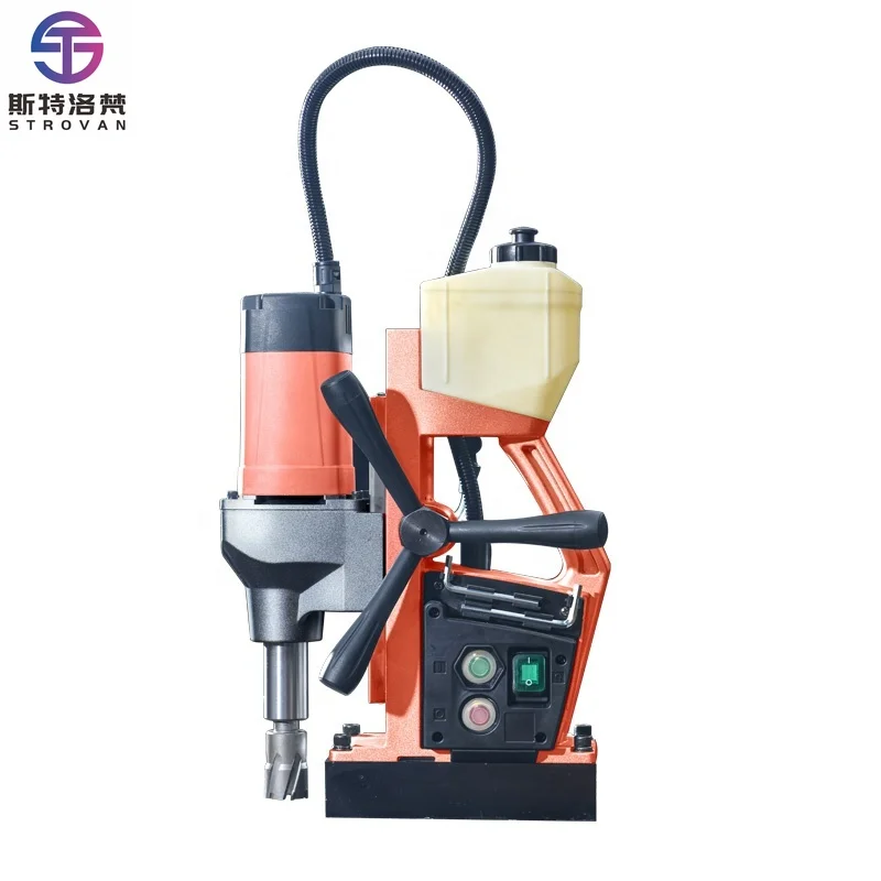 N-35C 35mm 35 Powerful Small Block Swivel Base Electric Tools Base Hand Drill Magnetic Drill with Magnet Base