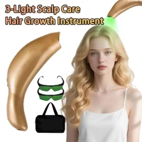 Dispositivo para el cuidado del cuero cabelludo, fototerapia de 3 niveles, tratamiento anticaída del cuero cabelludo, Alopecia Areata, previene la calvicie, espesar el cabello