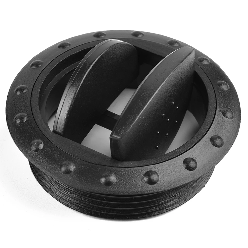 Ventilasi AC Outlet untuk mobil, Bus RV Yacht ATV 60mm ABS A/C ventilasi udara keluar berputar Interior langit-langit bulat