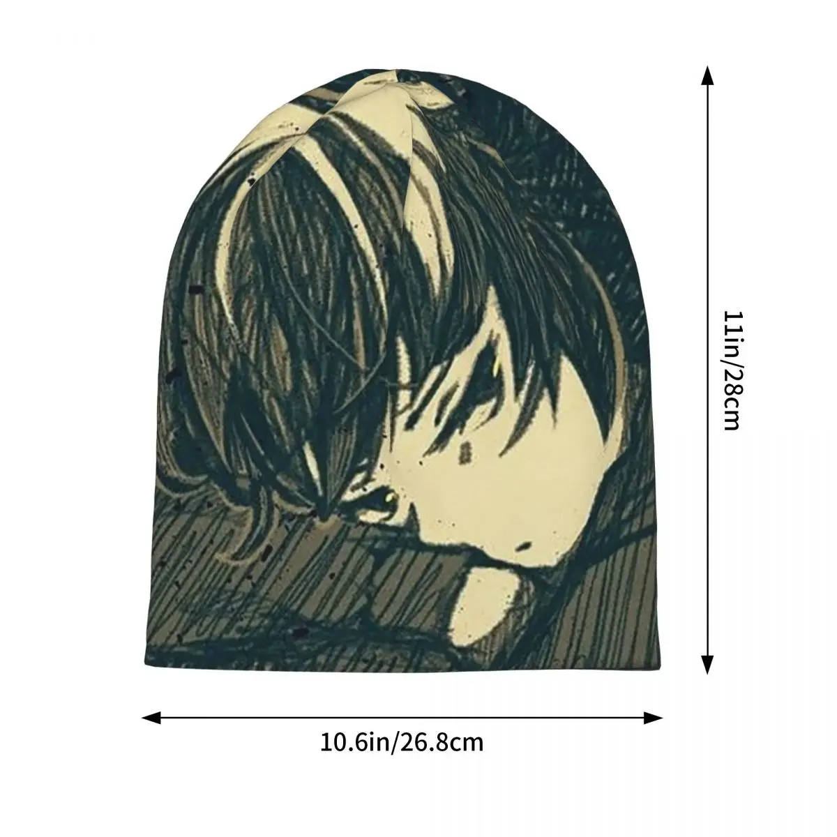 Manga Anime Kei Roume Sing Yesterday  Unisex Adult Beanies Caps Knitted Bonnet Hat Warm  Autumn Winter Outdoor Skullies Hats