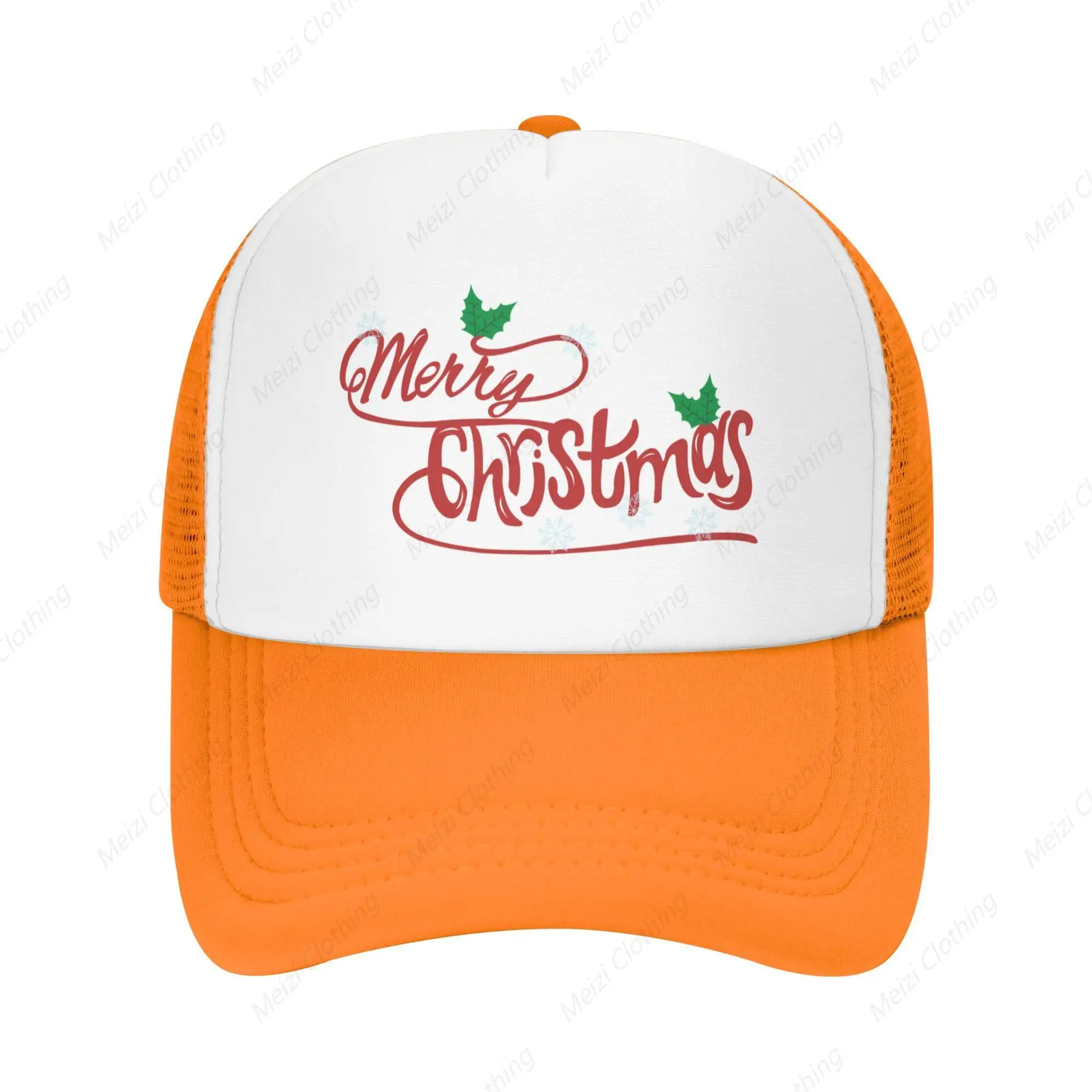 

Merry Christmas Truck Hat Merry Christmas Baseball Hat Men's and Women's Adjustable Classic Breathable Mesh Hat