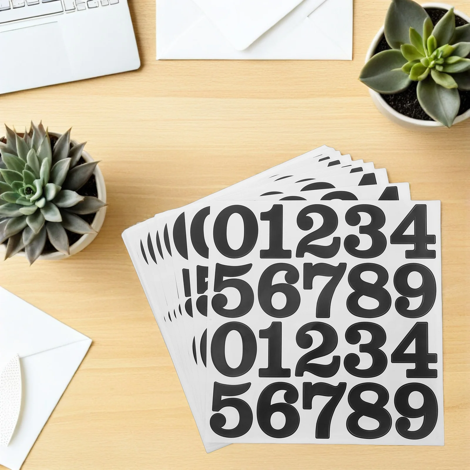

25pcs Vinyl Number Stickers 0-9 Self Adhesive Waterproof For Mailbox Office Classroom Labels Stickers File Number Tags Decals