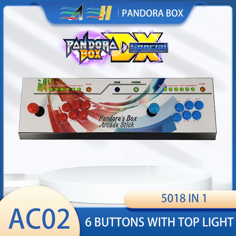 

Retro Arcade Console Atari Console Zero Delay Arcade 5018 in 1 Games Pandora Wifi Games Console Box