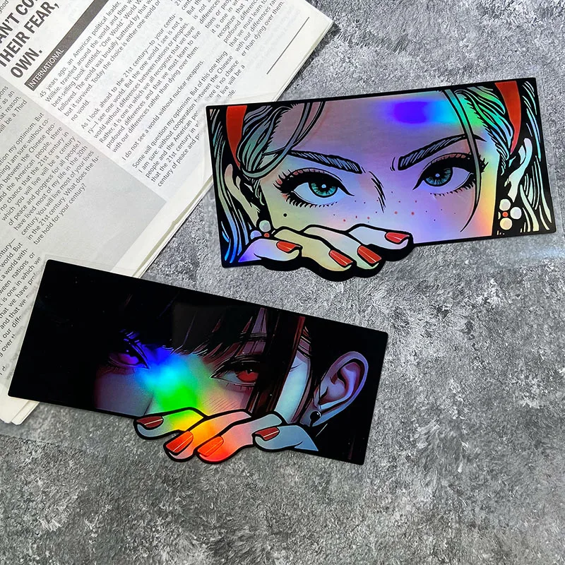 

1Pc Anime Girl JDM Vinyl Sticker Waterproof Decal for Motorcycle Fuel Tank Side Panel Scooter Decor