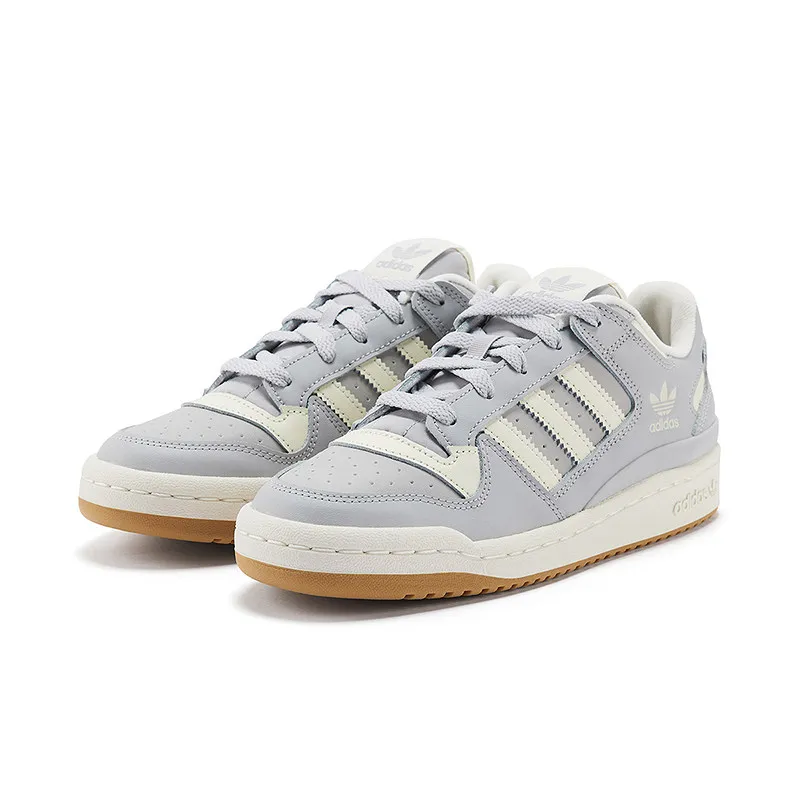 Adidas Originals SUPERSTAR FORUM LOW CL W KH7310 Leather Synthetic Rubber Lace‑Up Retro Street Casual Sneakers With Shoebox