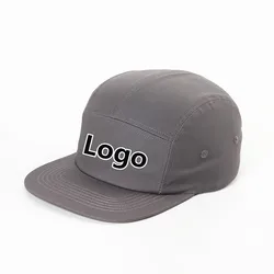 Men foldable 5 panels baseball hats Custom logo sports hat Flat bill aviator pilot sailor Custom embroidery cap Male skating hat