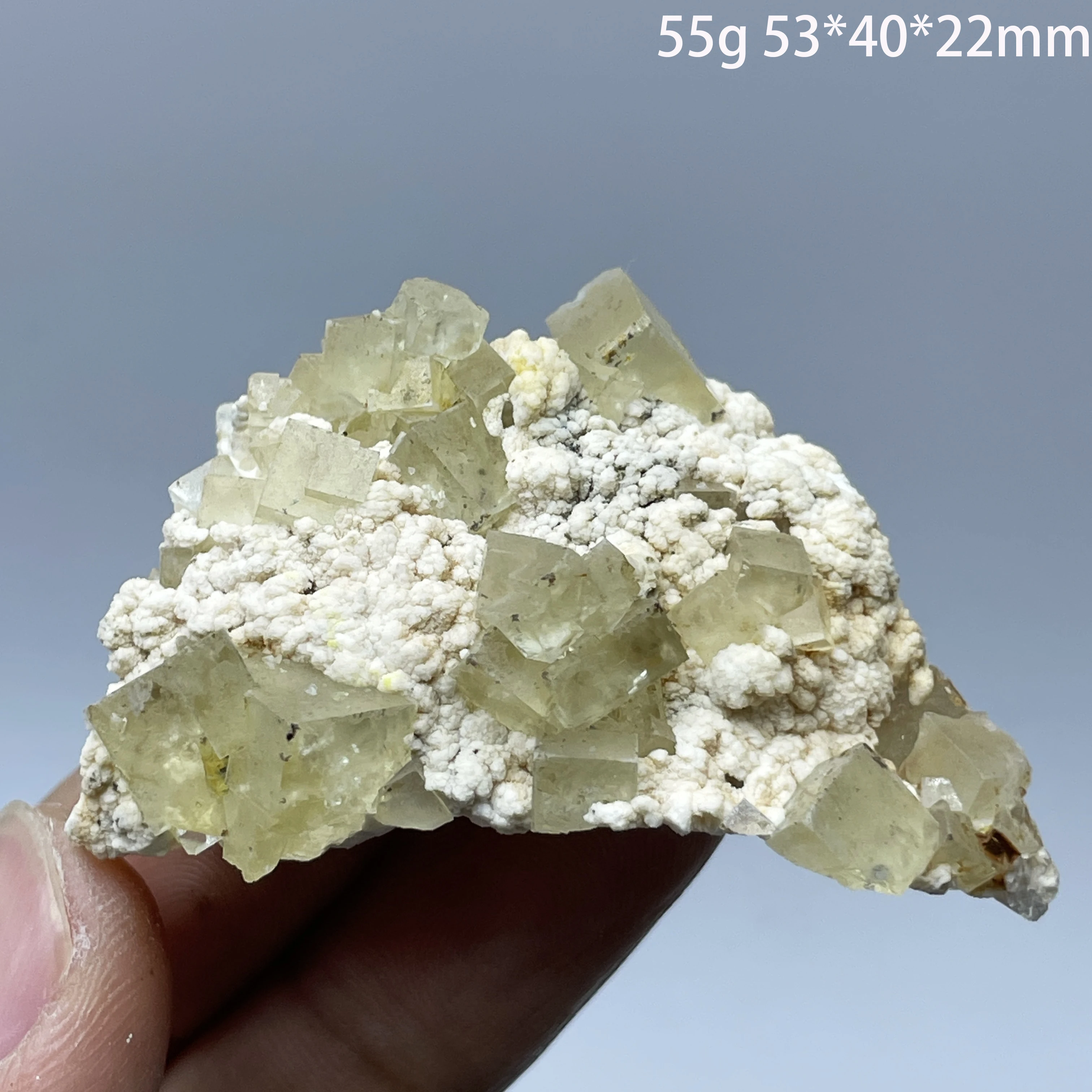 Natural Beijing Yellow Fluorite Healing Stone Mineral Specimen for Reiki Home Decor Teaching Crystal view 2
