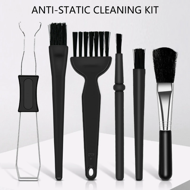 

Keypad Cleaning Set Keycap Puller Anti Static Brush Keypad Maintenance Tools F19E