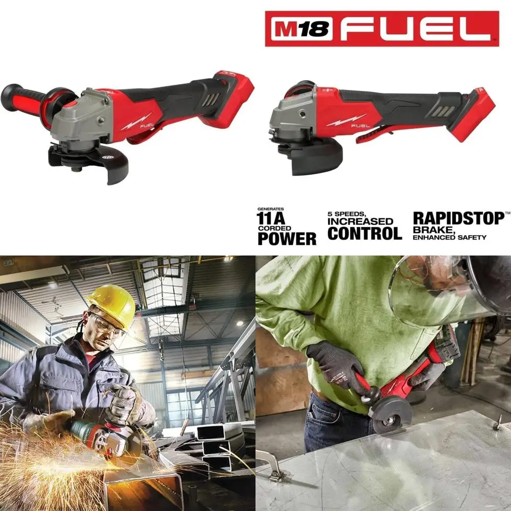 Smerigliatrice a paletta a batteria 18V 4-1/2/5 pollici 2888-20 Smerigliatrici angolari di potenza per sistemi batteria 18V - Strumento nudo