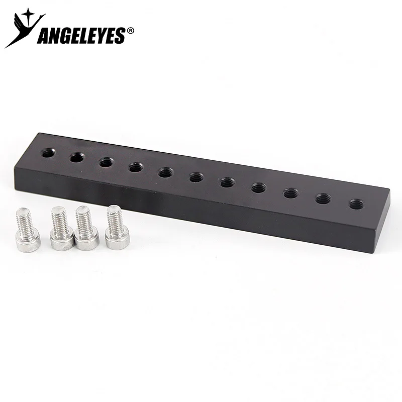 Angeleyes 202mm High-Riser Dovetail Plate with Clamp, Wide OTA to Vixen Narrow Equatorial Mount Adapter for Telescope