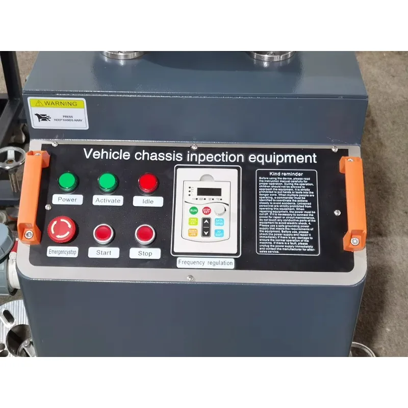 Full Automatic Chassis Road Simulator Vehicle Suspension Abnormal Noise Detection Machine For Car Maintenance W Rotary Function