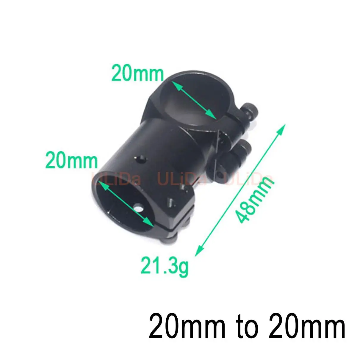 Trépied de train d'atterrissage CNC en alliage de Joint en T en aluminium à Double verrouillage, 16/18/20/25mm, pour RC Quadcopter, Protection des plantes, pièce de Drone UAV