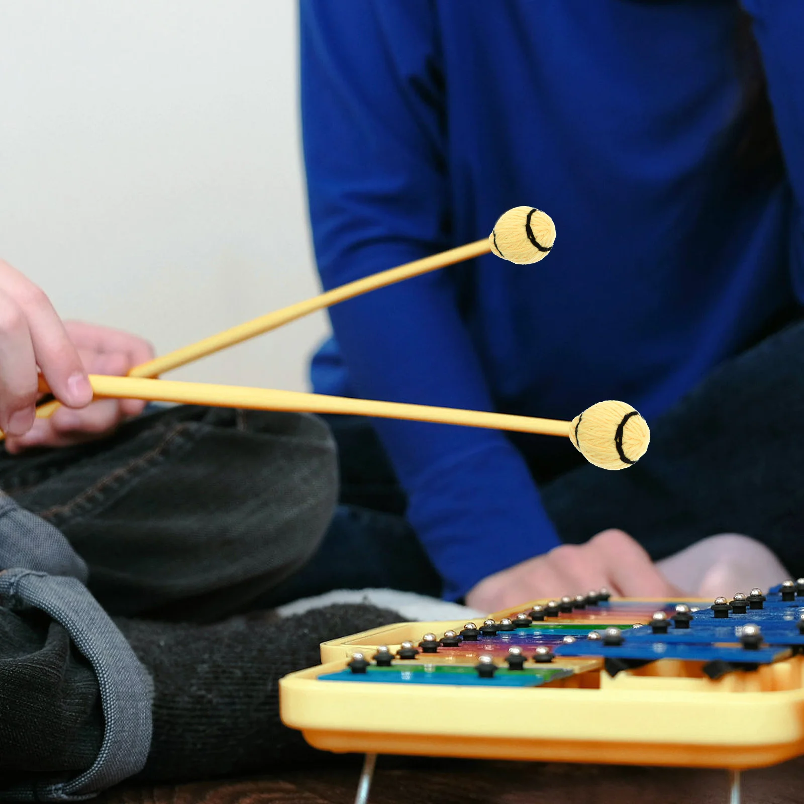 

2Pcs Professional Marimba Mallets Maple Drumsticks Durable Smooth Surface Crack Resistant Strong Gravity Practical