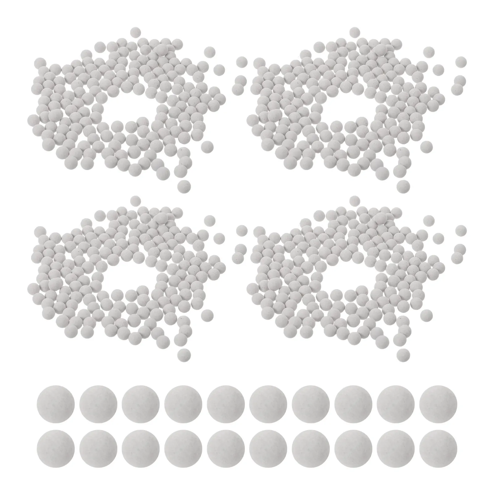 

1000G Rock Tumbler Ceramic Media Pellets Jewelry Polishing Buffing Abrasive Material Vibration Tumbler Machine Silver