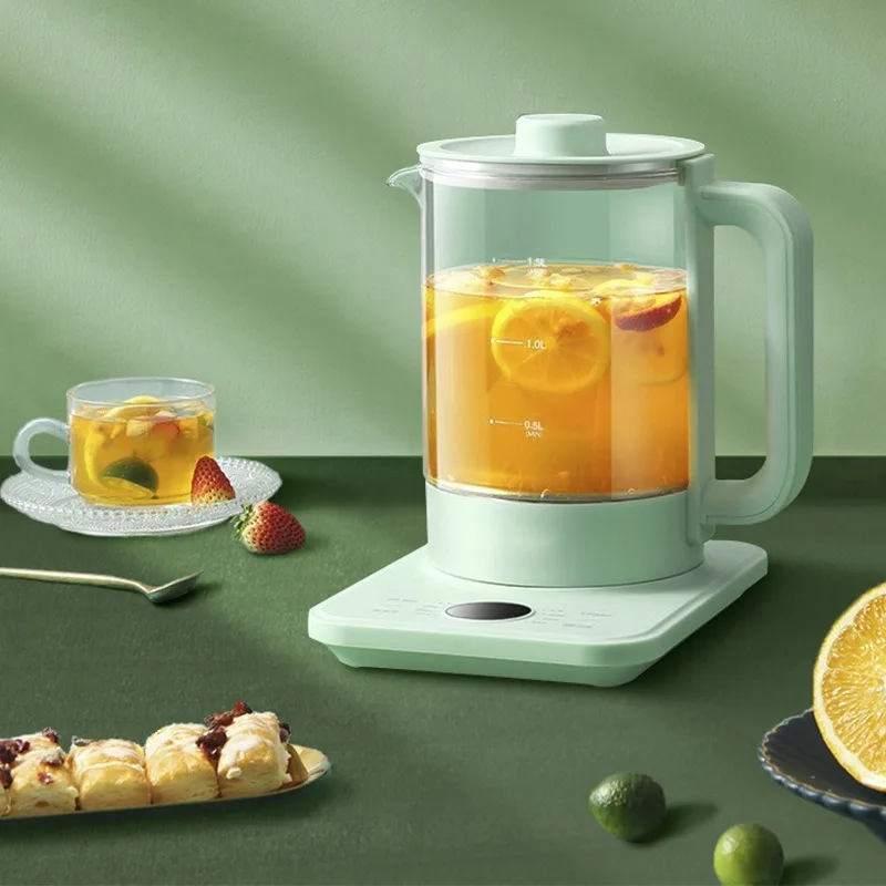 Health pot household multi-functional tea maker constant temperature thickened glass electric heating kettle
