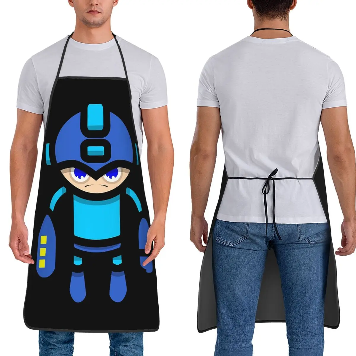 

Мини-мега-мужской фартук шеф-повара для приготовления пищи, выпечки, нагрудник без рукавов, кухонный фартук для уборки для женщин и мужчин, садоводство